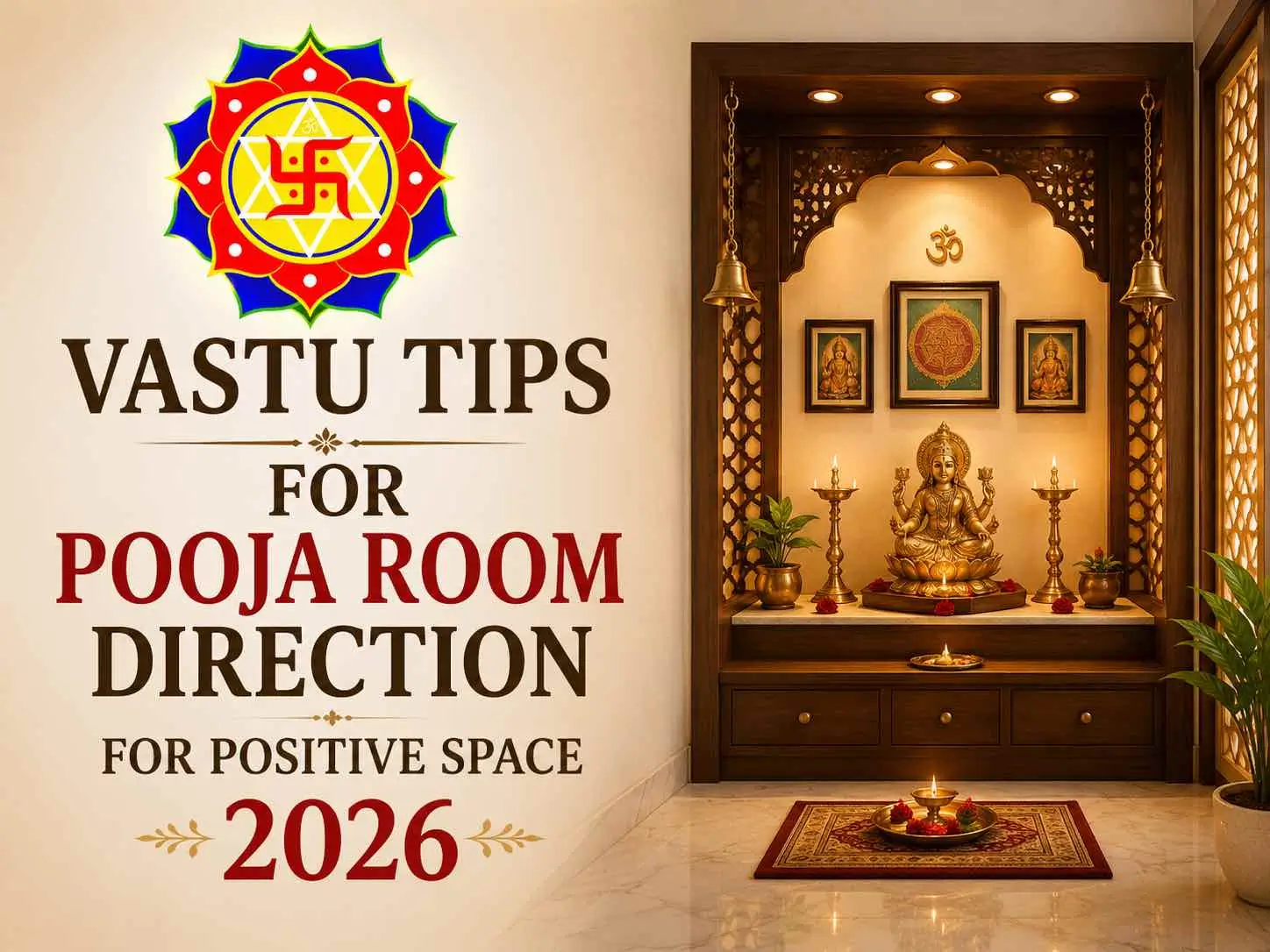 Vastu tips for Pooja Room Direction for positive space 2026